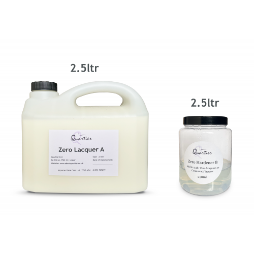 Quartier Zero Magnum Lacquer 2K 2.5ltr + 250ml Hardener  800.0446.2750 (DC)